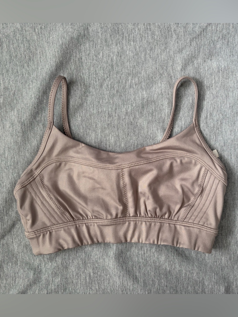manduka Soft Support Taupe Sports Bralette